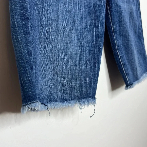 CURRENT/ELLIOT The Bermuda Short Denim Jorts Jean Worn Vintage Style Shorts - Picture 4 of 10